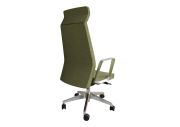 Fauteuil aluminium poli Eden 02 avec têtière 240