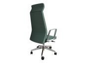 Fauteuil aluminium poli Eden 02 avec têtière 243