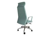 Fauteuil aluminium poli Eden 02 avec têtière 363