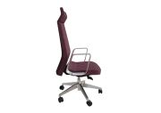 Fauteuil aluminium poli Eden 02 avec têtière 374