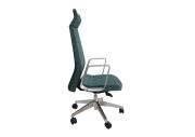 Fauteuil aluminium poli Eden 02 avec têtière 377