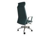Fauteuil aluminium poli Eden 02 avec têtière 378