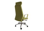 Fauteuil aluminium poli Eden 02 avec têtière 294