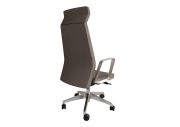 Fauteuil aluminium poli Eden 02 avec têtière 141