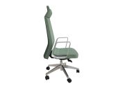 Fauteuil aluminium poli Eden 02 avec têtière 29