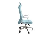 Fauteuil aluminium poli Eden 02 avec têtière 62