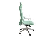 Fauteuil aluminium poli Eden 02 avec têtière 65