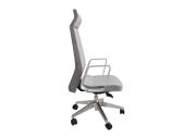 Fauteuil aluminium poli Eden 02 avec têtière 74