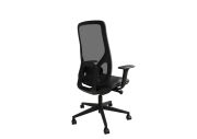 Fauteuil Eman noir résille 4