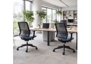 Fauteuil de bureau ergonomique LUZ avec dossier résille 4