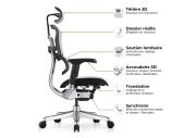 Fauteuil Tech Ergo Human Elite noir 7