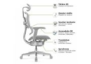 Fauteuil Tech Ergo Human Elite gris 5