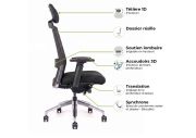 Fauteuil Crea noir 5