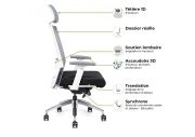 Fauteuil Crea blanc 5