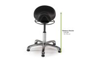 Tabouret selle de cheval avec assise dynamique Ravi-LR 1