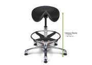 Tabouret haut selle de cheval Tapi-H 1